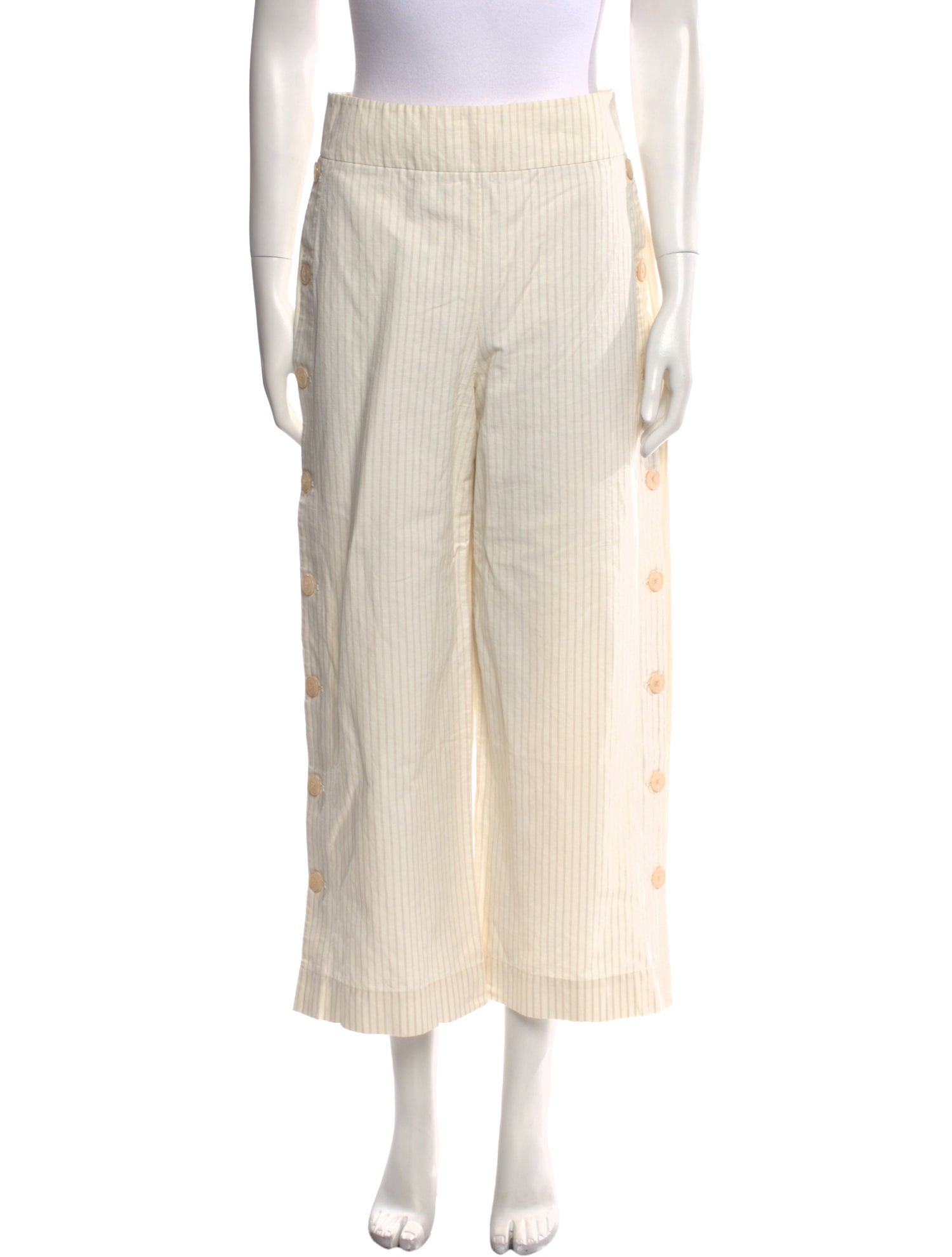 Rebecca Taylor Striped Wide Leg Pants