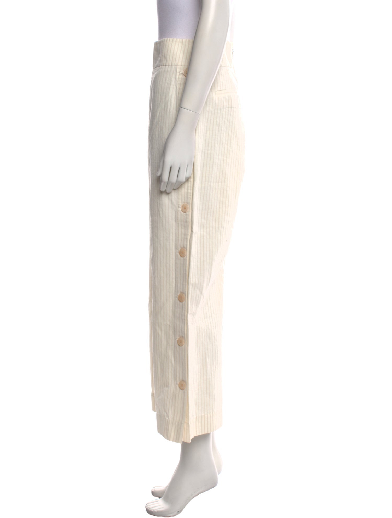 Rebecca Taylor Striped Wide Leg Pants