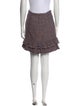 Rebecca Taylor Tweed Pattern Mini Skirt