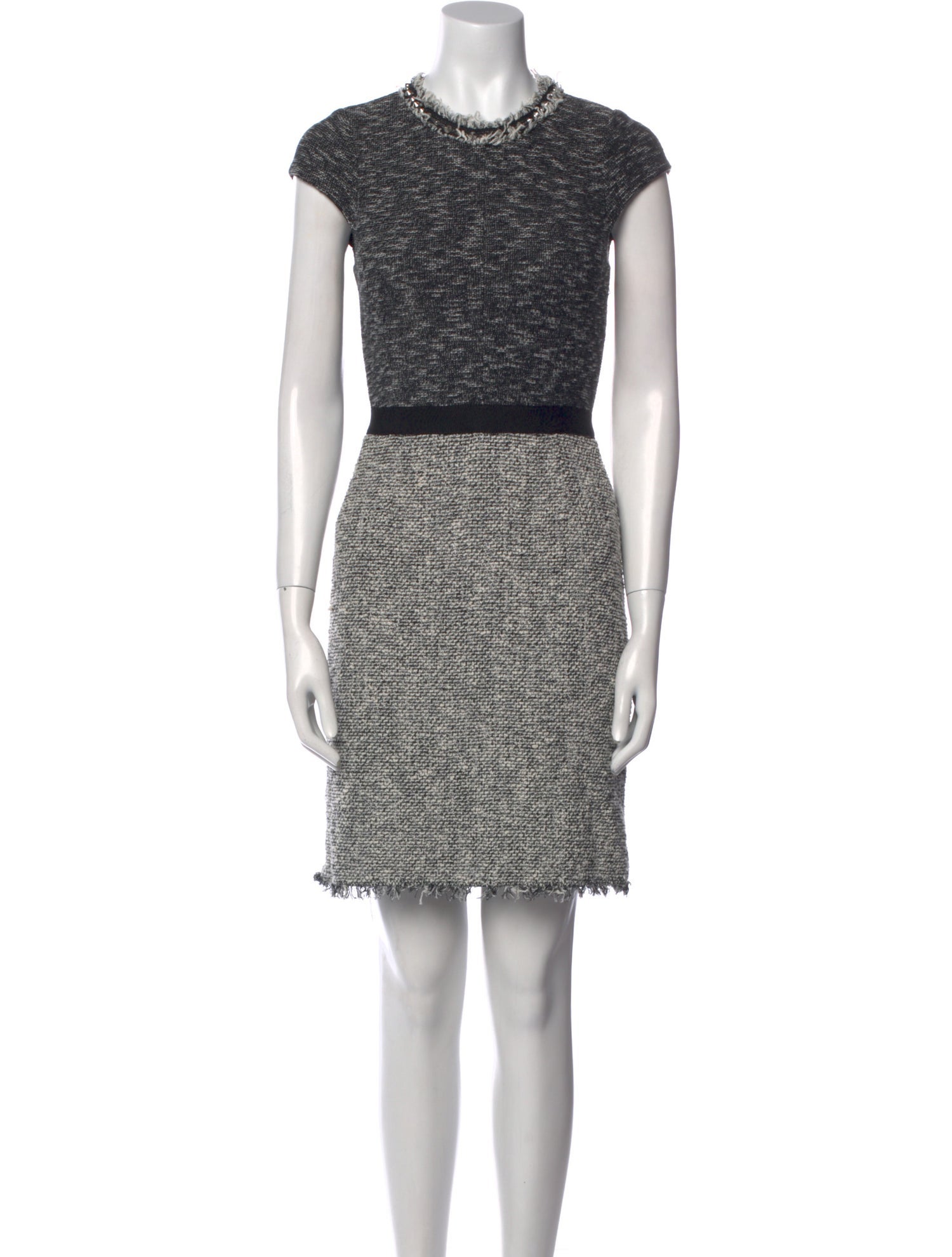 Rebecca Taylor Tweed Pattern Mini Dress
