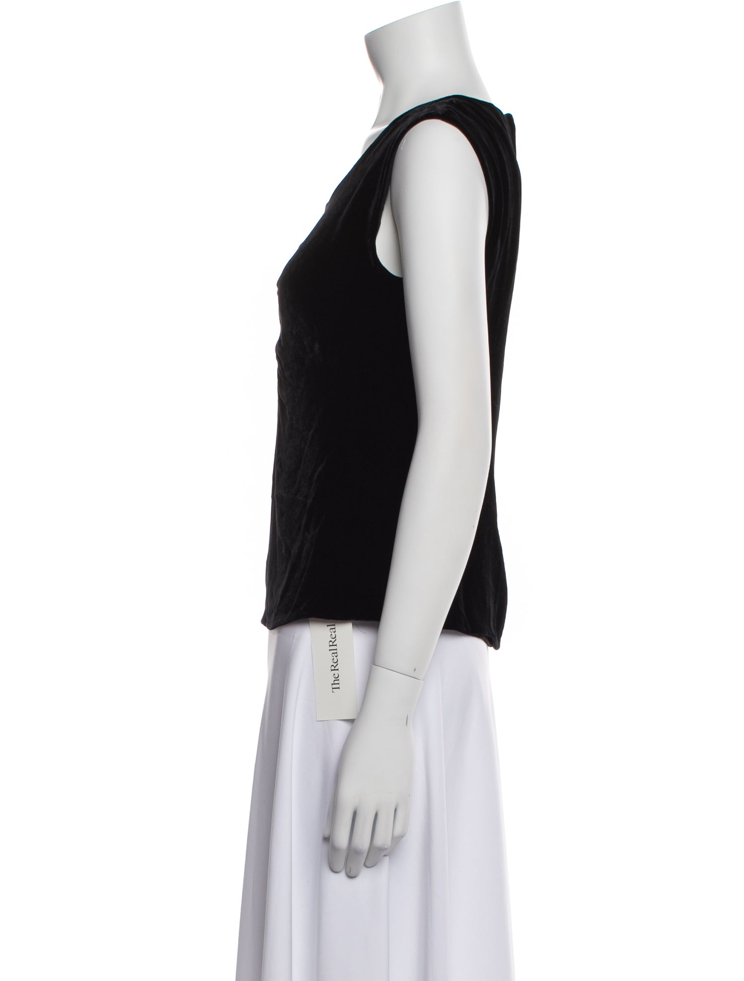 Rebecca Taylor Scoop Neck Sleeveless Top