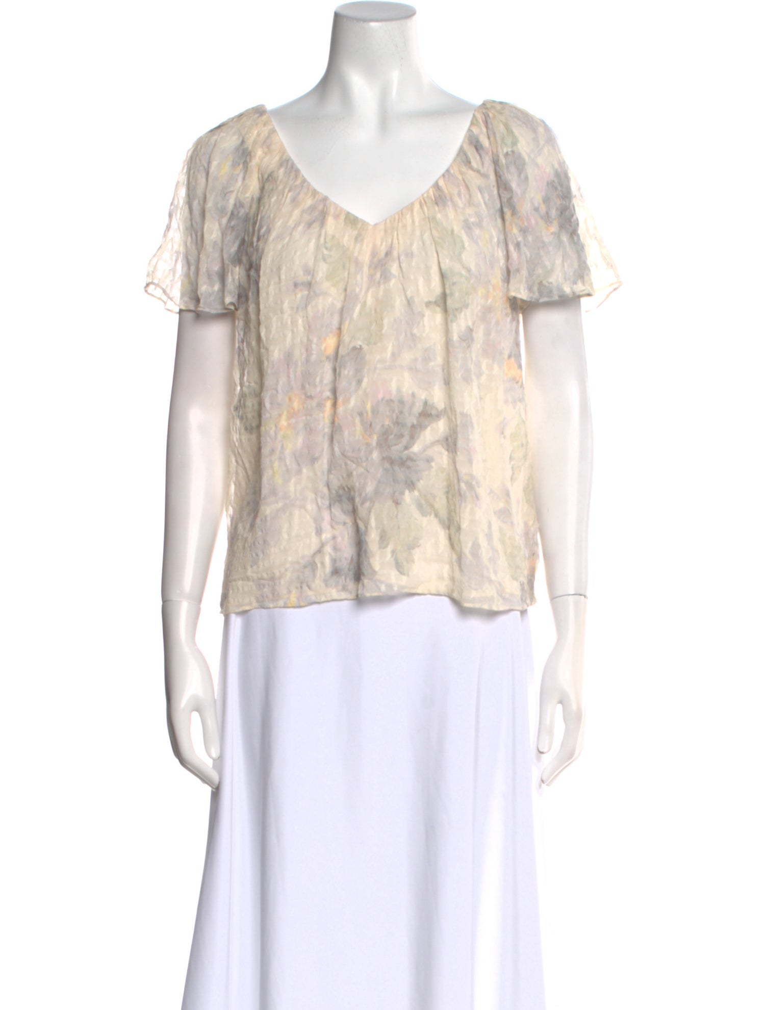 Rebecca Taylor Silk Printed Blouse w/ Tags