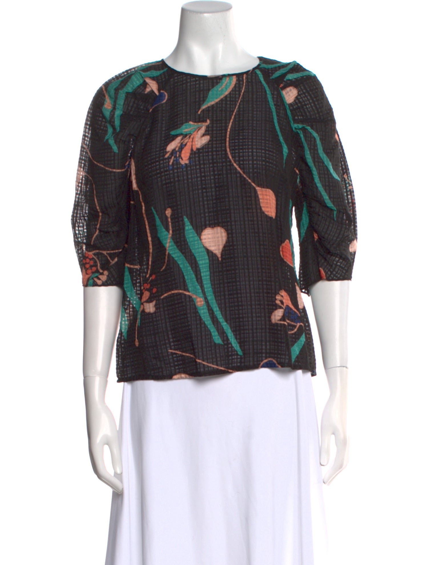 Rebecca Taylor Silk Printed Blouse w/ Tags