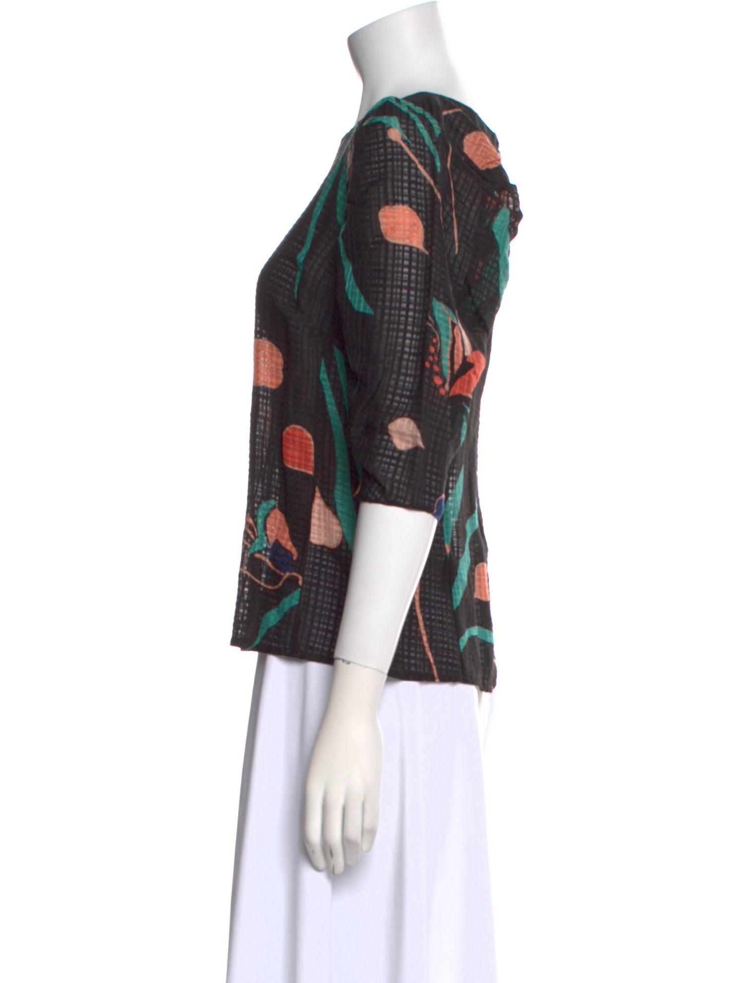 Rebecca Taylor Silk Printed Blouse w/ Tags