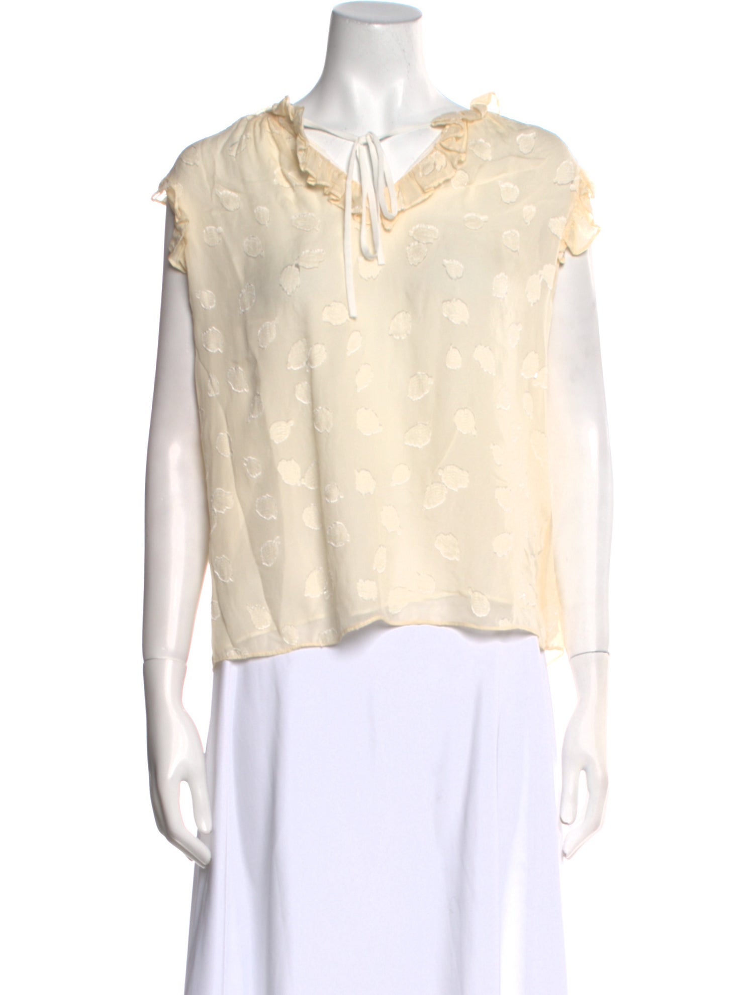 Rebecca Taylor Silk V-Neck Blouse w/ Tags