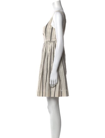 Rebecca Taylor Striped Mini Dress