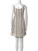 Rebecca Taylor Striped Mini Dress