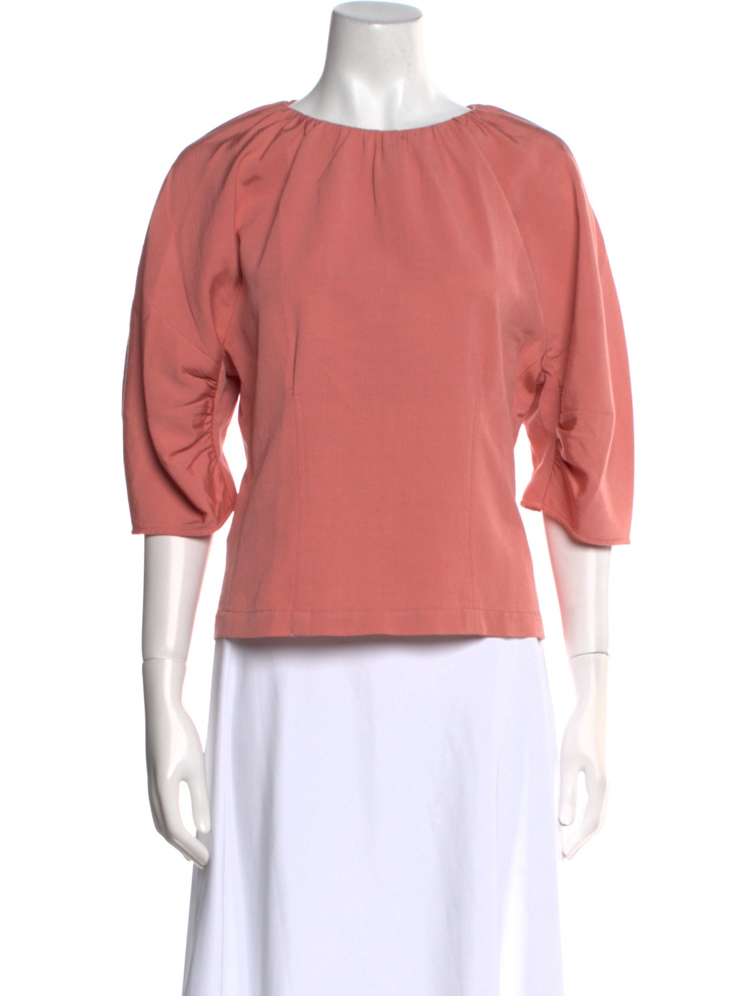 Rebecca Taylor Bateau Neckline Three-Quarter Sleeve Top w/ Tags