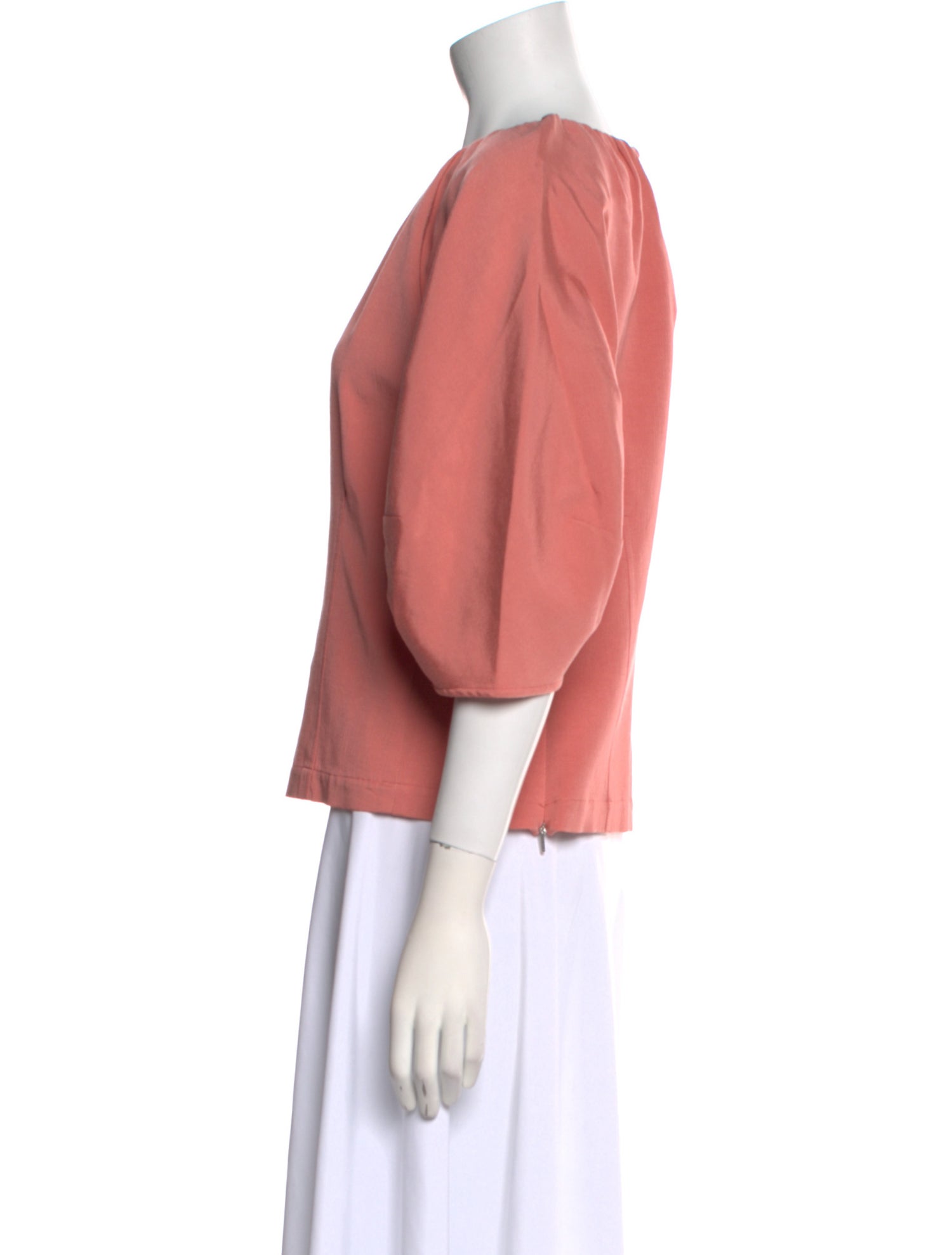 Rebecca Taylor Bateau Neckline Three-Quarter Sleeve Top w/ Tags