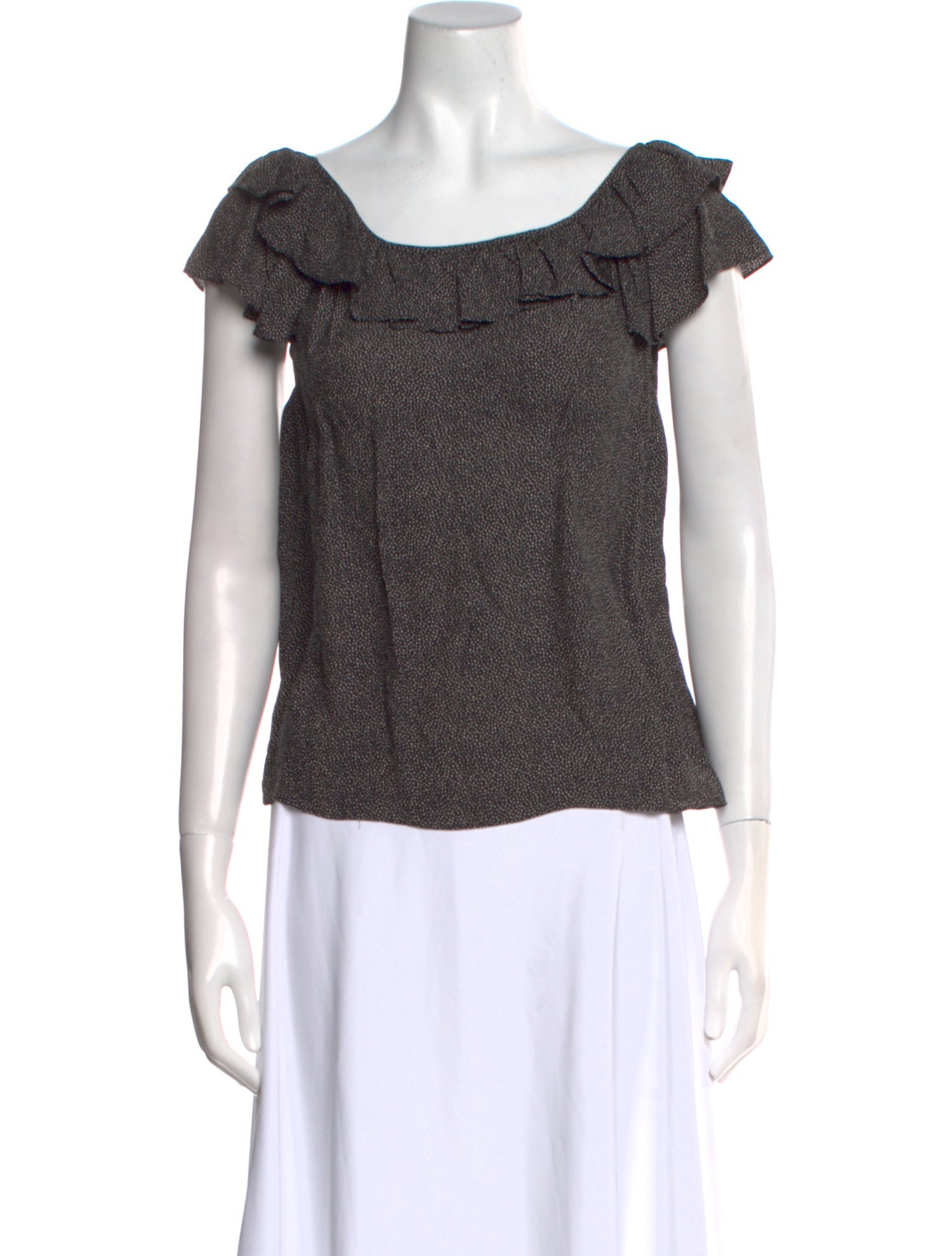 Rebecca Taylor Silk Scoop Neck Top w/ Tags