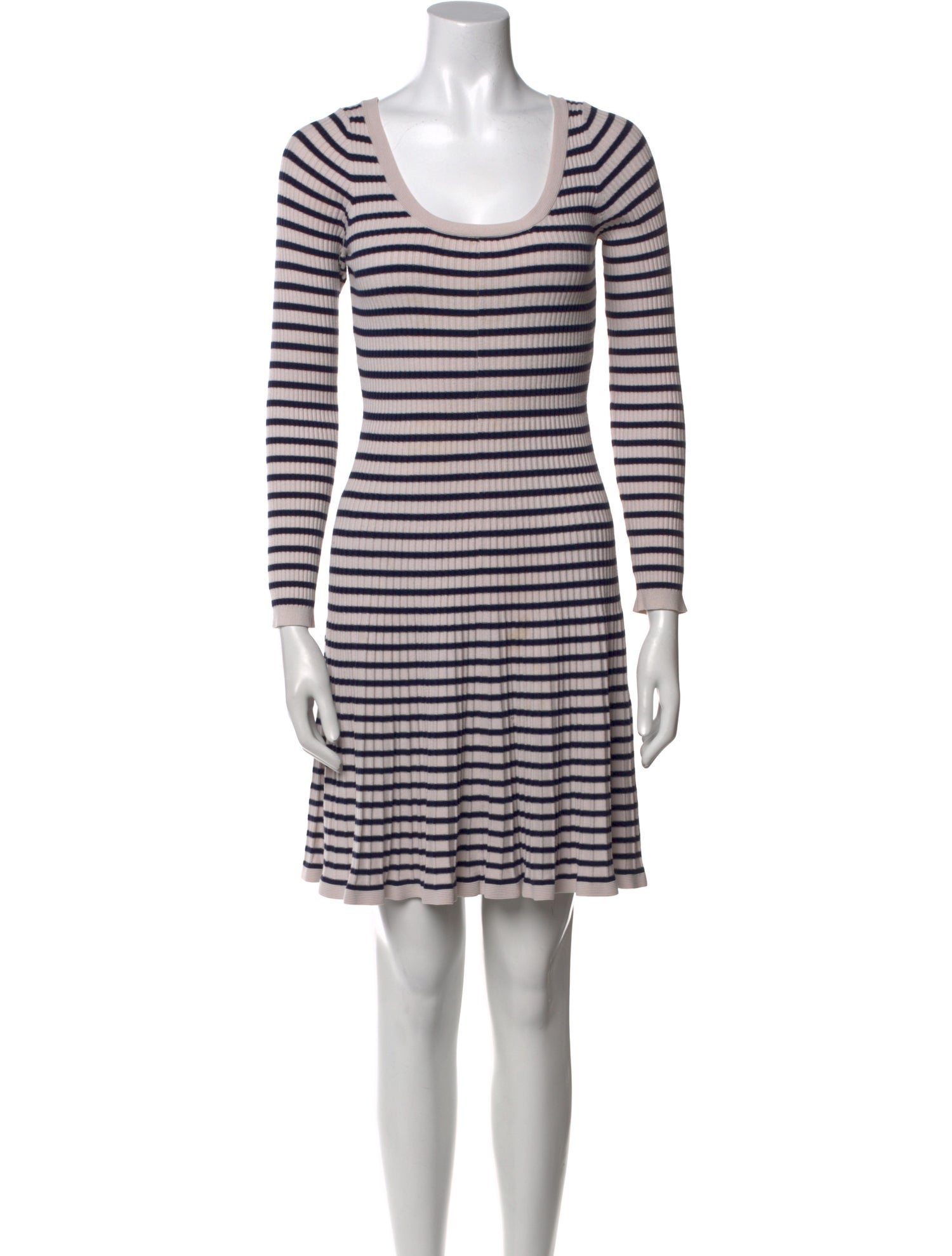 Rebecca Taylor Striped Mini Dress
