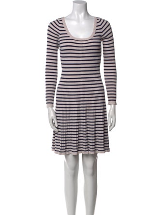 Rebecca Taylor Striped Mini Dress