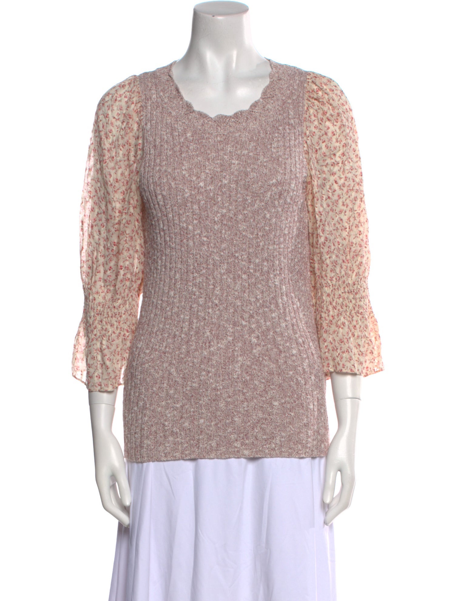 Rebecca Taylor Scoop Neck Sweater