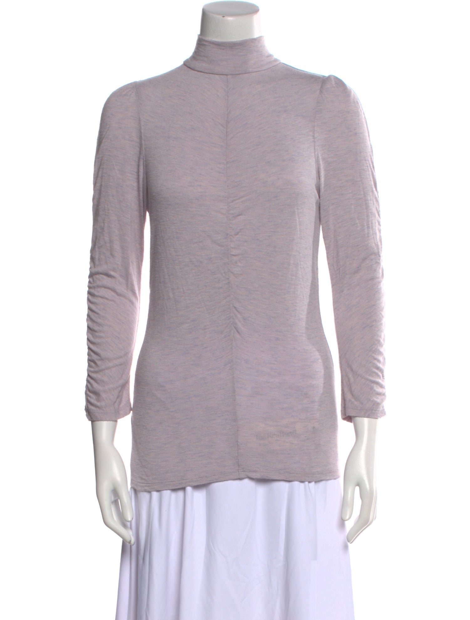 Rebecca Taylor Turtleneck Three-Quarter Sleeve Top