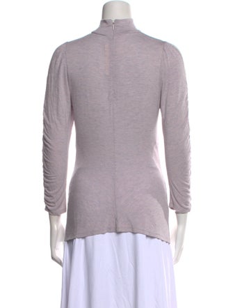 Rebecca Taylor Turtleneck Three-Quarter Sleeve Top