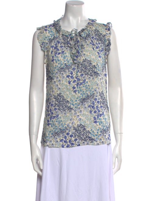 Rebecca Taylor Silk Floral Print Blouse
