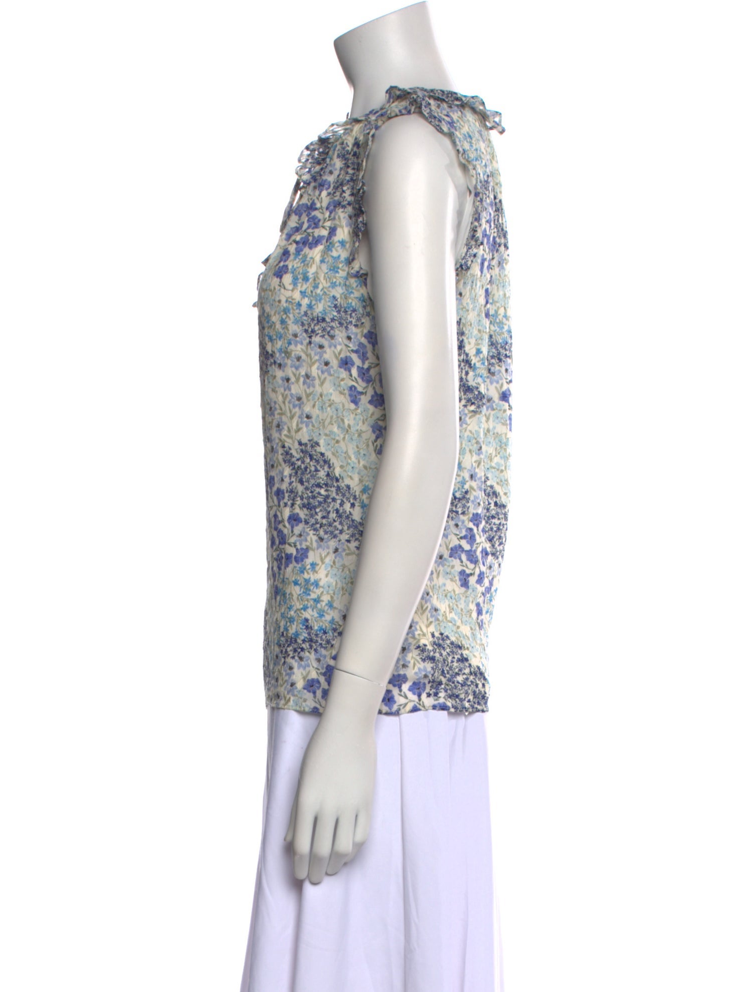 Rebecca Taylor Silk Floral Print Blouse