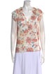 Rebecca Taylor Silk Floral Print Blouse