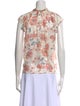 Rebecca Taylor Silk Floral Print Blouse