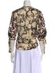 Rebecca Taylor Silk Floral Print Blouse