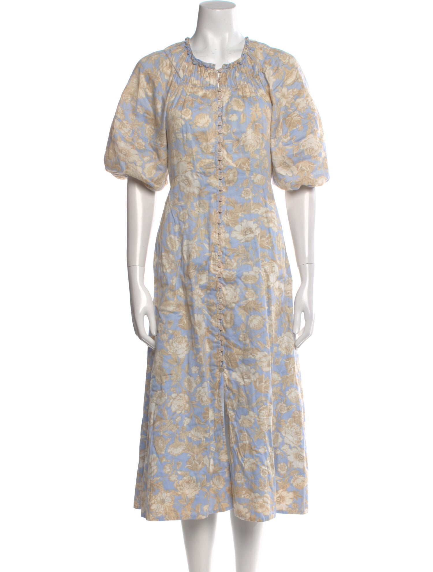 Rebecca Taylor Floral Print Long Dress