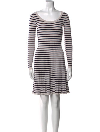 Rebecca Taylor Striped Mini Dress