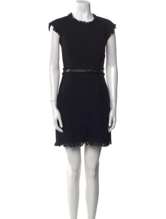 Rebecca Taylor Crew Neck Mini Dress