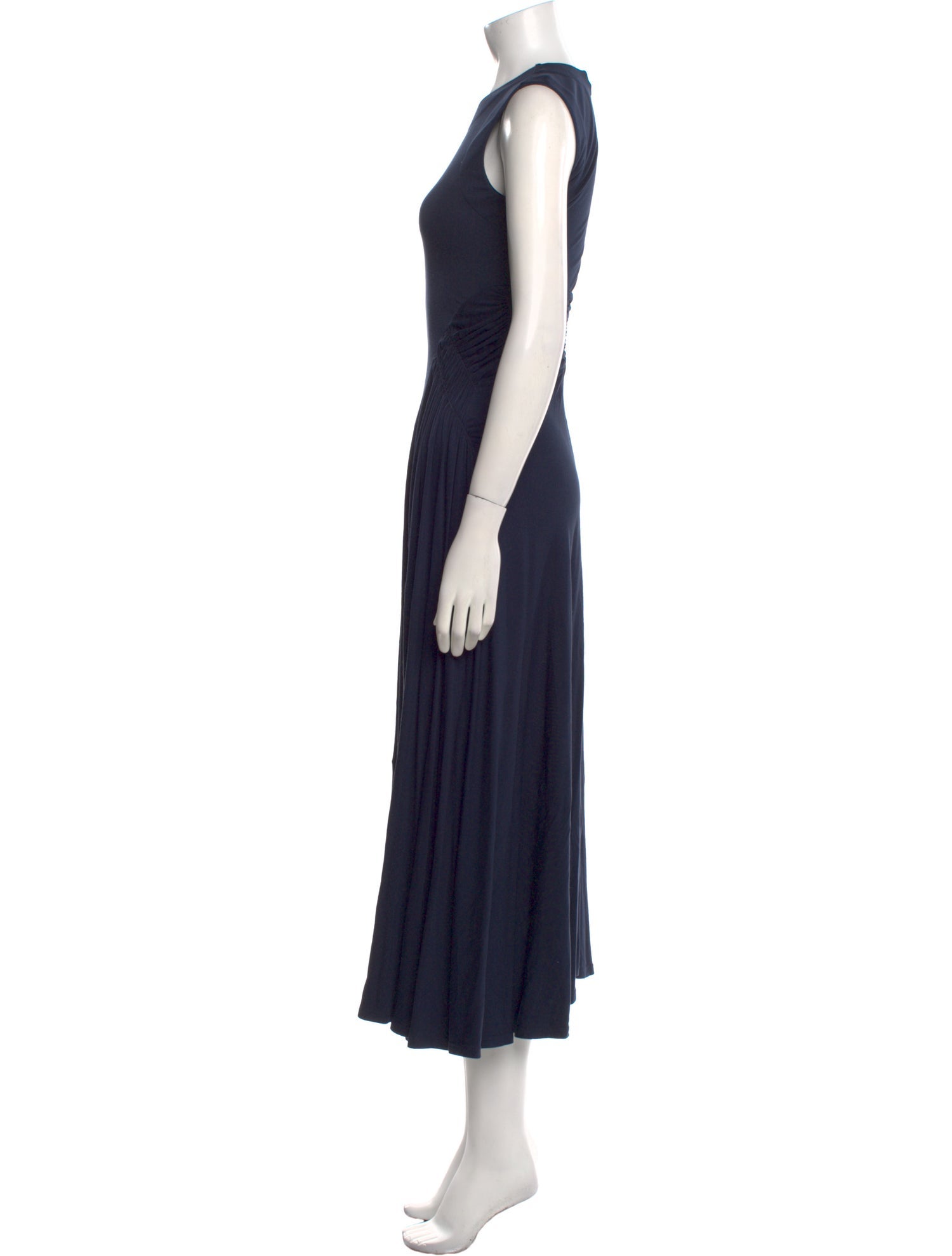 Rebecca Taylor Crew Neck Long Dress