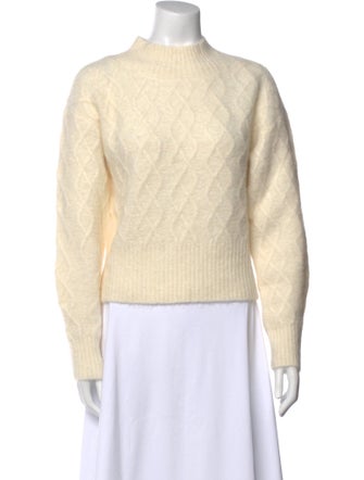 Rebecca Taylor Alpaca Crew Neck Sweater