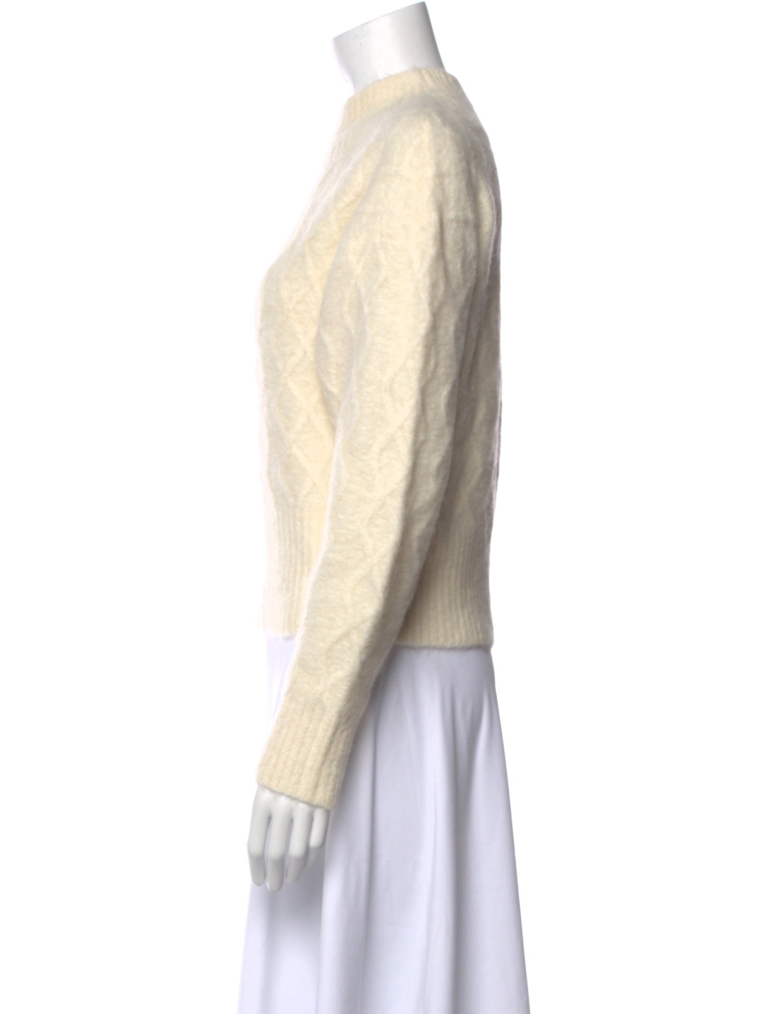 Rebecca Taylor Alpaca Crew Neck Sweater