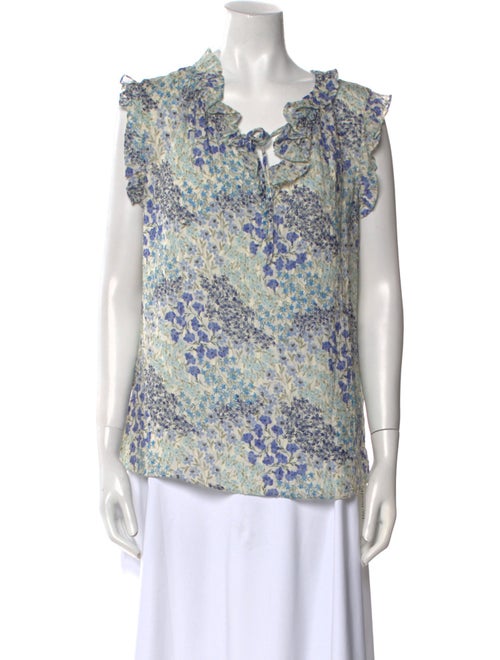 Rebecca Taylor Silk Floral Print Blouse