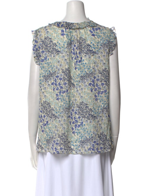 Rebecca Taylor Silk Floral Print Blouse