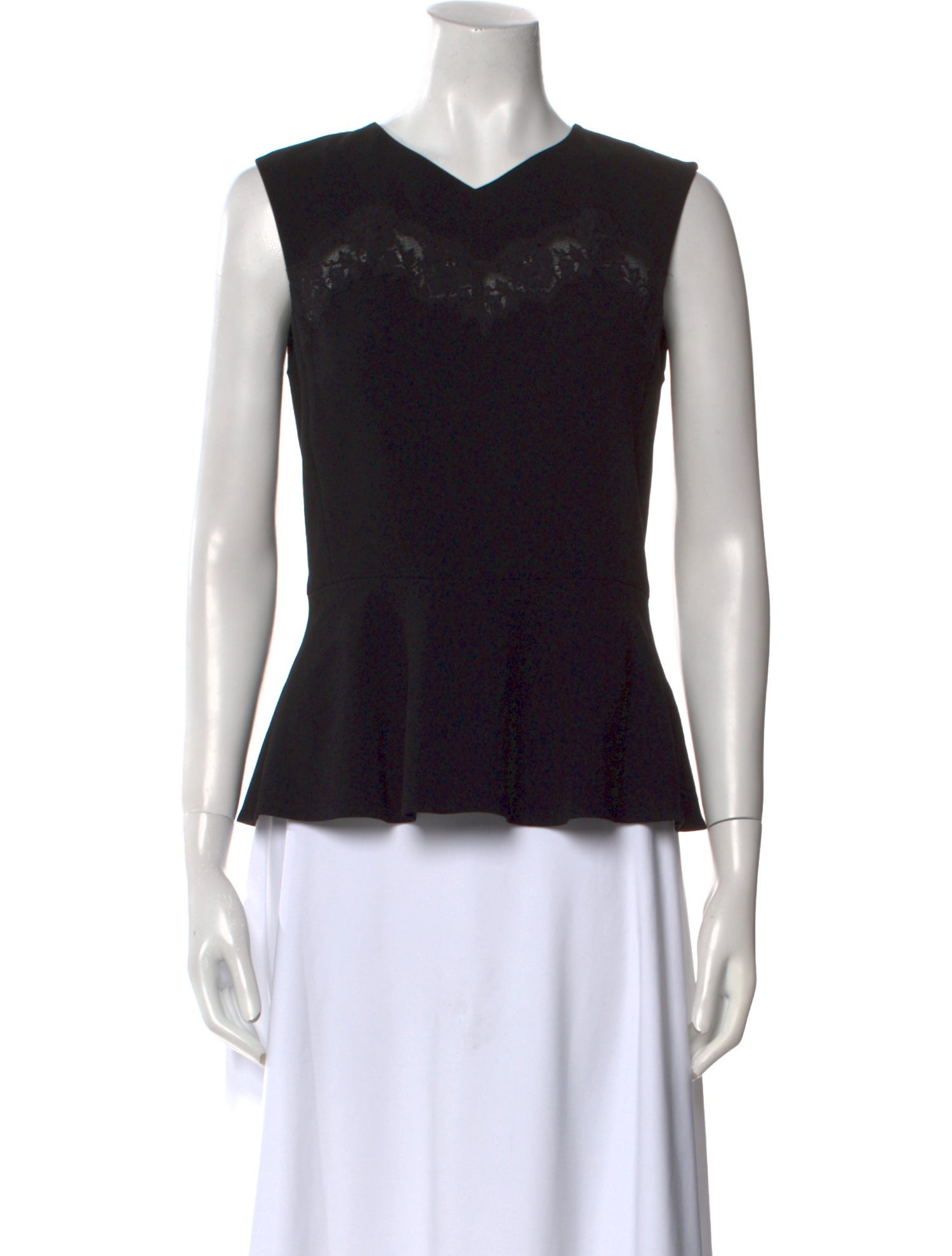 Rebecca Taylor V-Neck Sleeveless Top