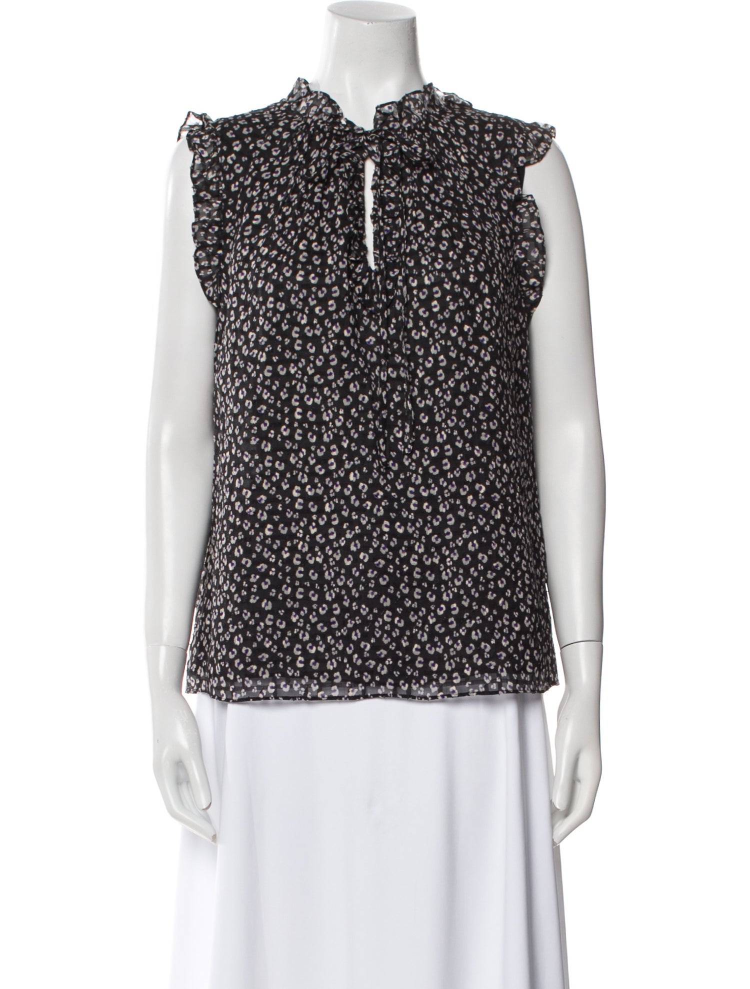 Rebecca Taylor Silk Printed Blouse