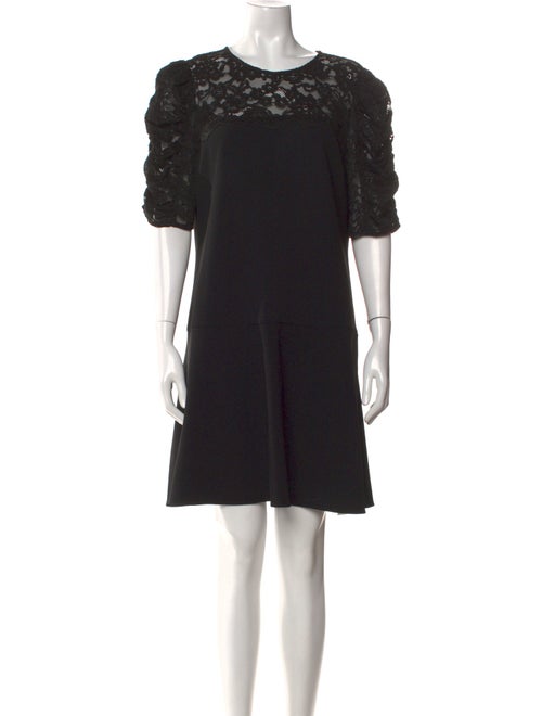 Rebecca Taylor Crew Neck Mini Dress