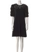 Rebecca Taylor Crew Neck Mini Dress