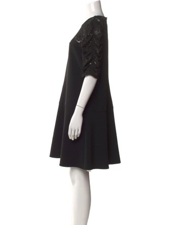 Rebecca Taylor Crew Neck Mini Dress