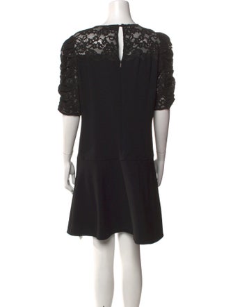 Rebecca Taylor Crew Neck Mini Dress