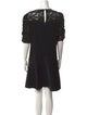 Rebecca Taylor Crew Neck Mini Dress