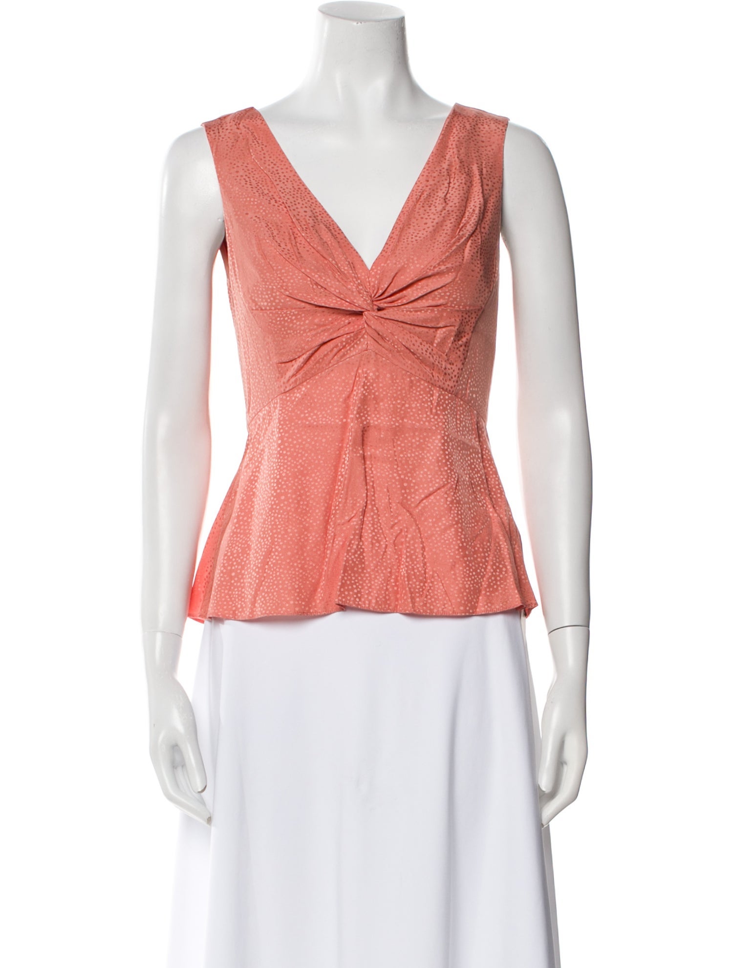 Rebecca Taylor Silk V-Neck Top w/ Tags