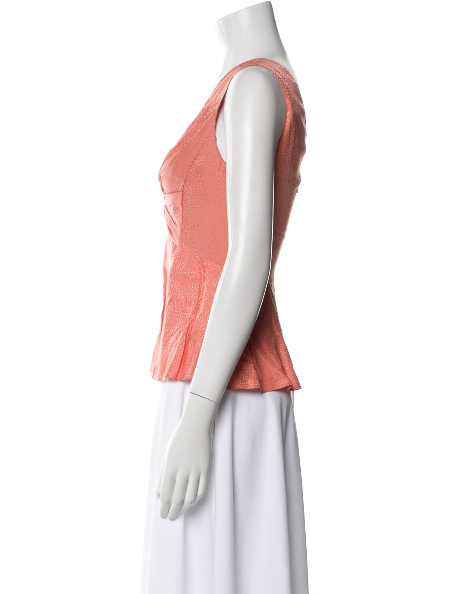 Rebecca Taylor Silk V-Neck Top w/ Tags