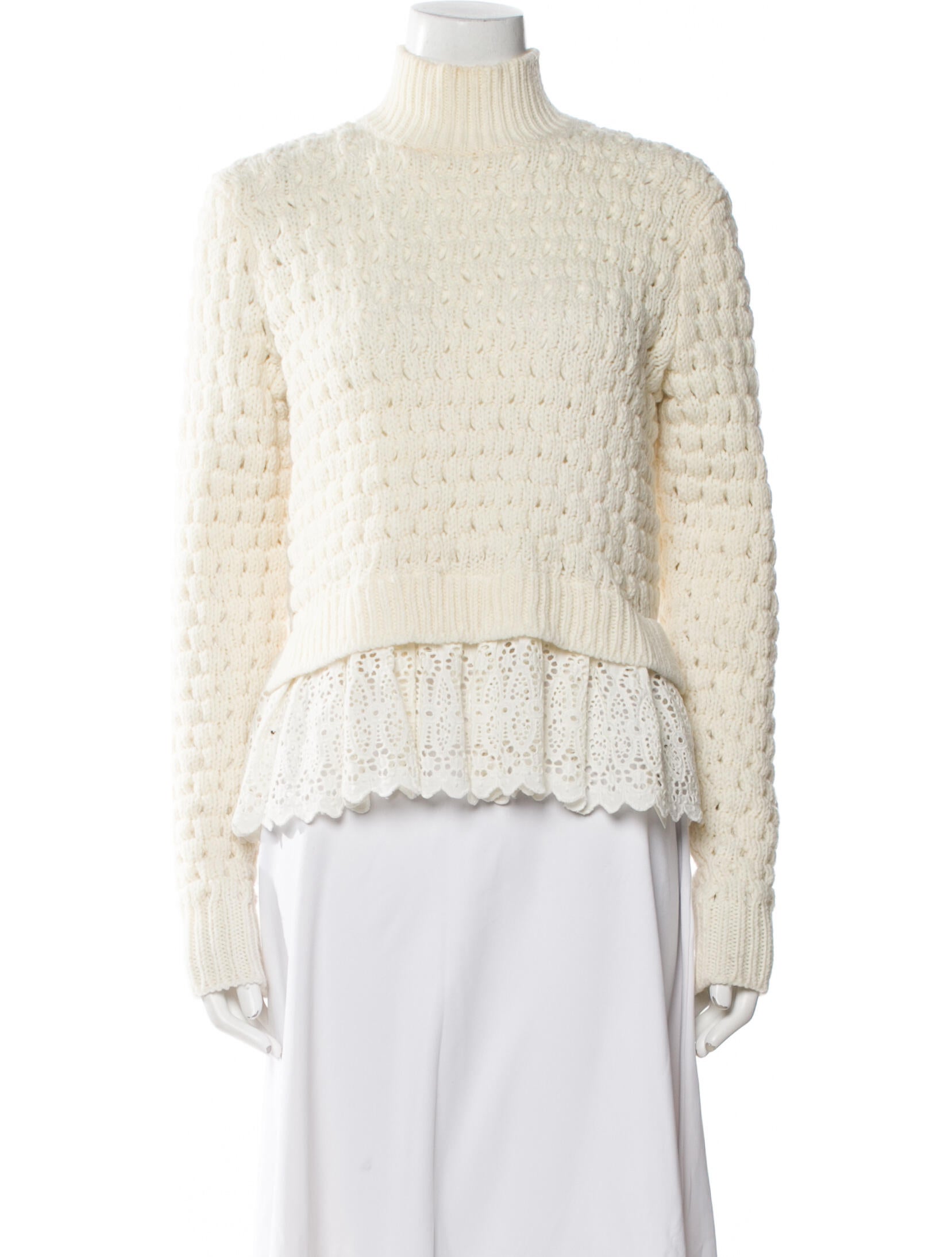 Rebecca Taylor Wool Turtleneck Sweater