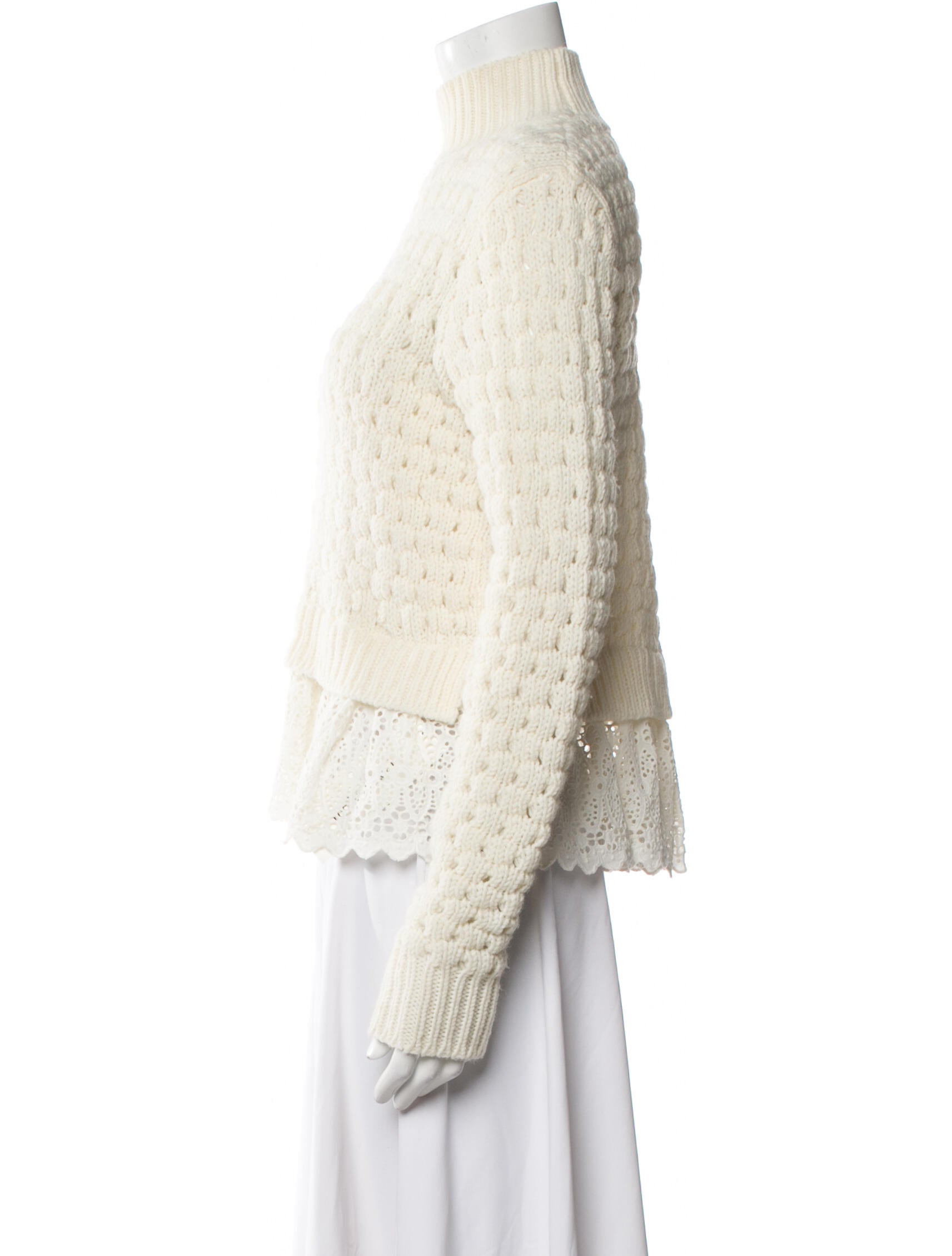 Rebecca Taylor Wool Turtleneck Sweater