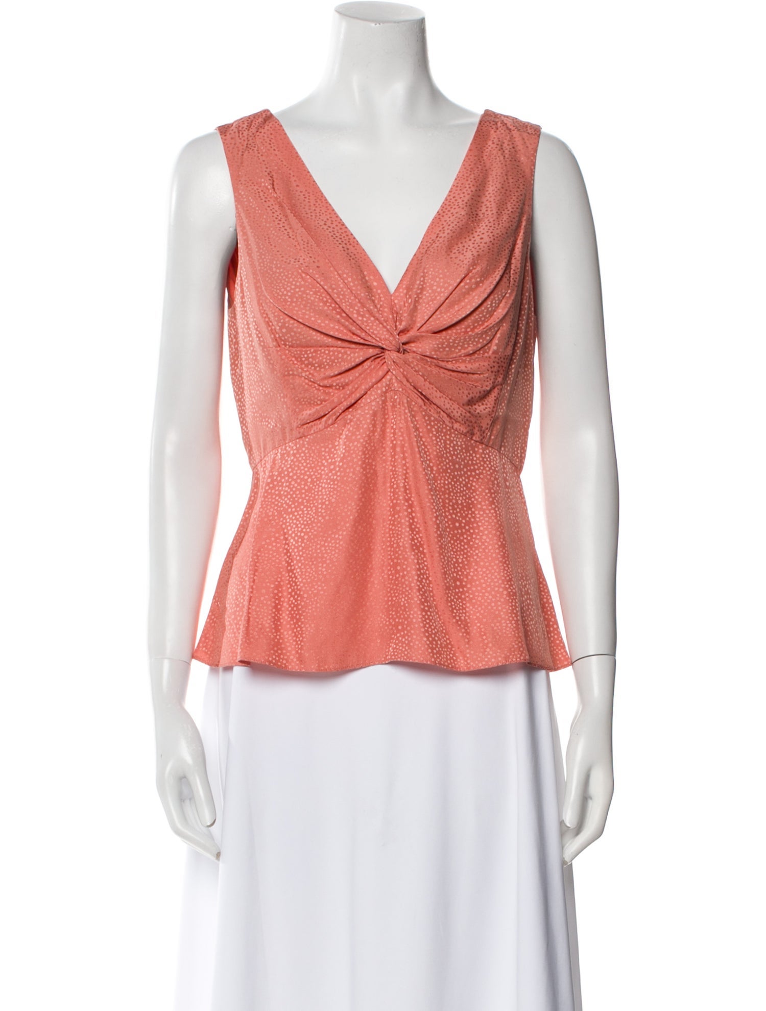 Rebecca Taylor Silk V-Neck Top
