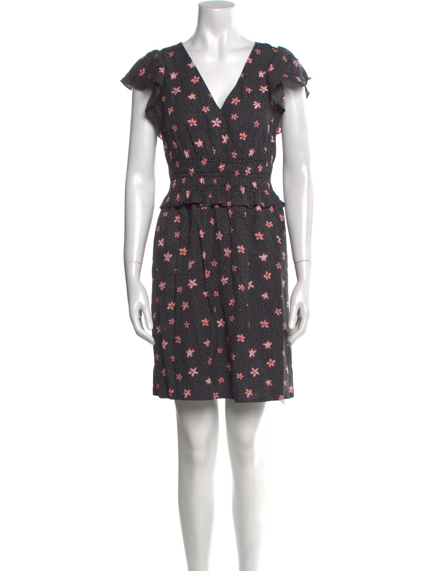 Rebecca Taylor Floral Print Mini Dress