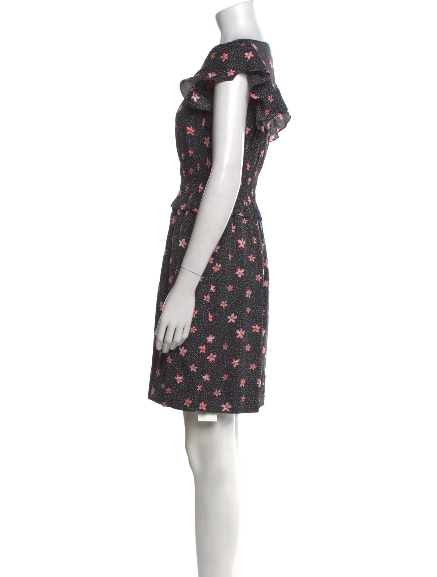 Rebecca Taylor Floral Print Mini Dress