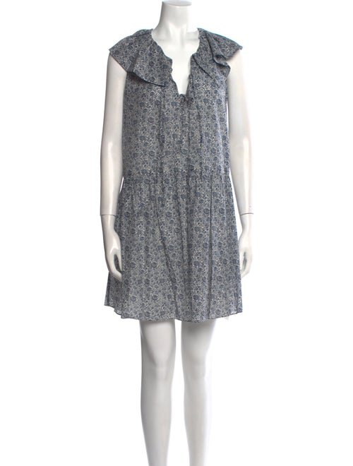 Rebecca Taylor Floral Print Mini Dress