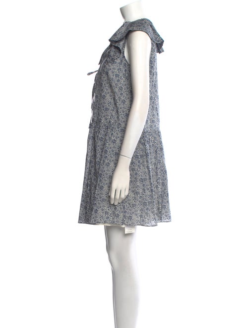 Rebecca Taylor Floral Print Mini Dress