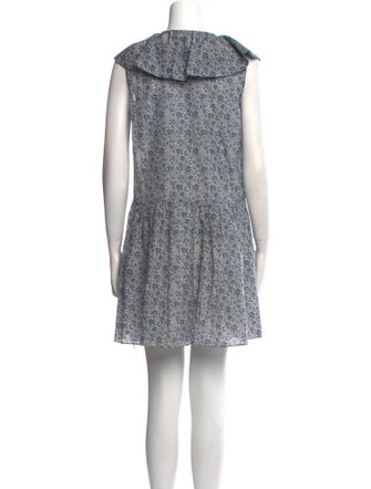 Rebecca Taylor Floral Print Mini Dress