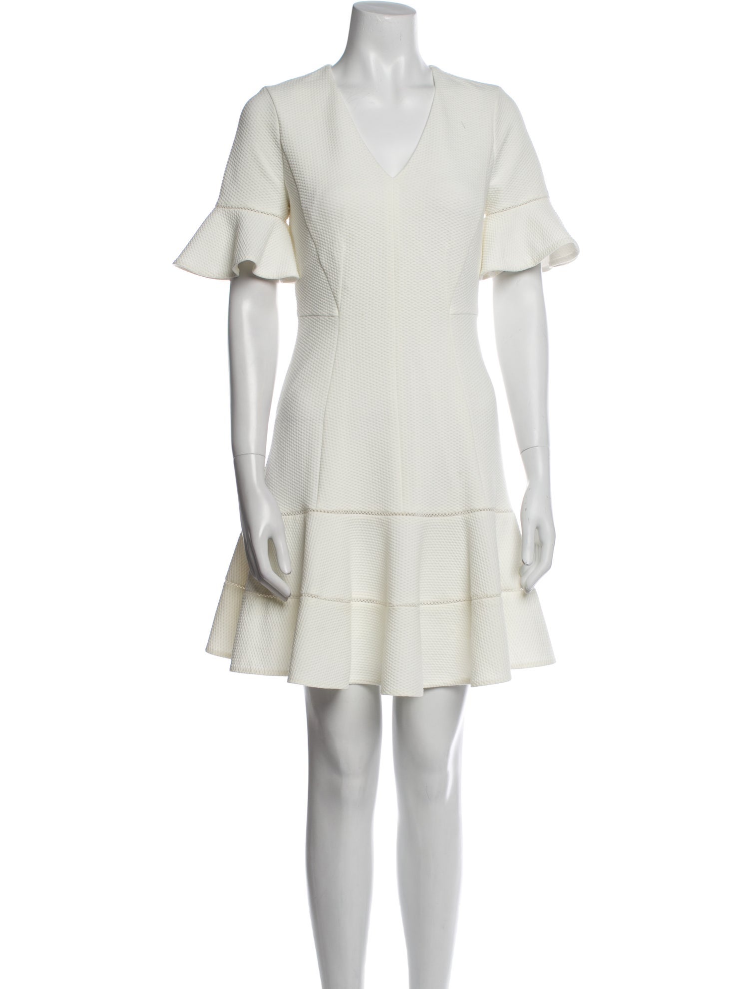 Rebecca Taylor V-Neck Mini Dress